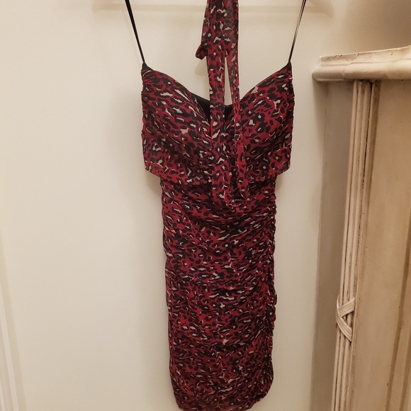 Red and black leopard dress - Picture 4 of 5